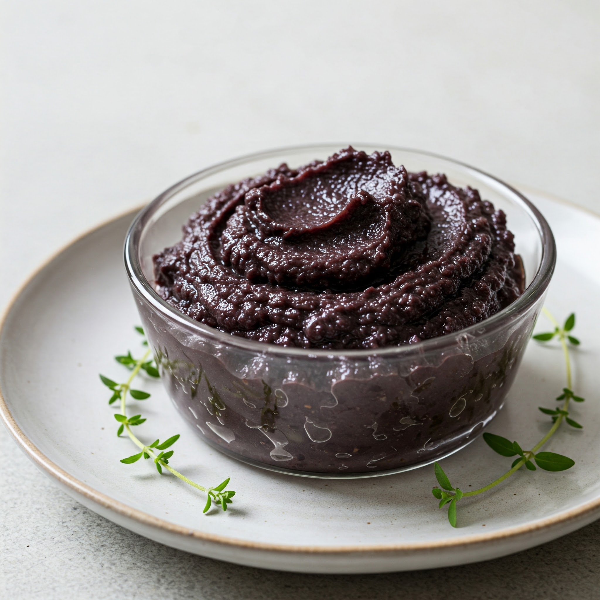 photo montrant du caviar d'aubergines.