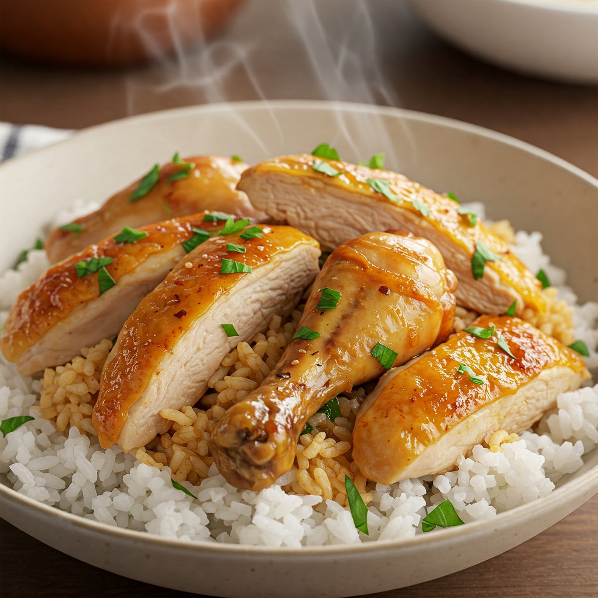 photo montrant un plat au poulet.