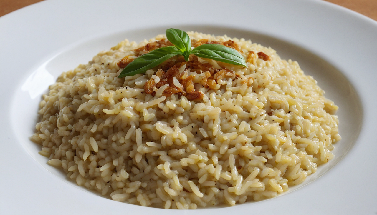 photo montrant un bol de riz pilaf aux vermicelles.
